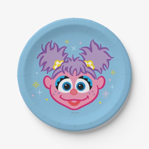 Abby Smiling Face Paper Plates