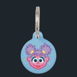 Abby Smiling Face Pet ID Tag<br><div class="desc">Wave your wand and make your accessories magical! This cheerful tag features the delightful face of Abby Cadabby surrounded by whimsical sparkles on a light blue background. Perfect for easily identifying keys, decorating a backpack, or even serving as a charming tag for a pet's collar, this accessory is a vibrant...</div>