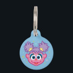 Abby Smiling Face Pet ID Tag<br><div class="desc">Wave your wand and make your accessories magical! This cheerful tag features the delightful face of Abby Cadabby surrounded by whimsical sparkles on a light blue background. Perfect for easily identifying keys, decorating a backpack, or even serving as a charming tag for a pet's collar, this accessory is a vibrant...</div>