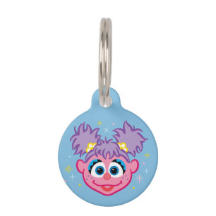 Abby Smiling Face Pet ID Tag