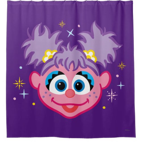 Abby Smiling Face Shower Curtain
