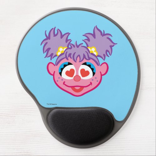 Abby Smiling Face with Heart_Shaped Eyes Gel Mouse Pad