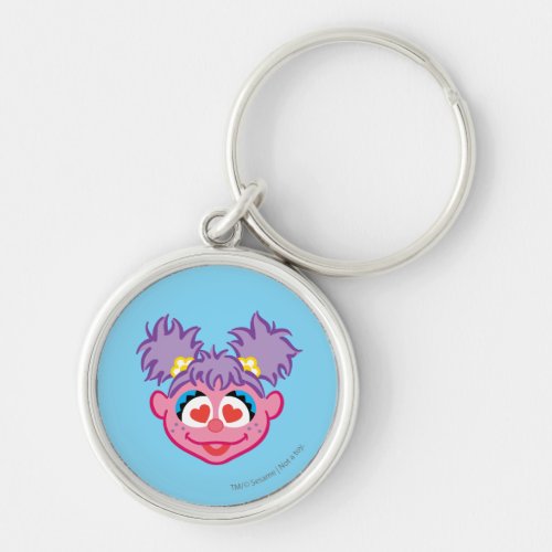 Abby Smiling Face with Heart_Shaped Eyes Keychain