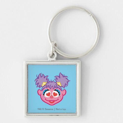 Abby Smiling Face with Heart_Shaped Eyes Keychain
