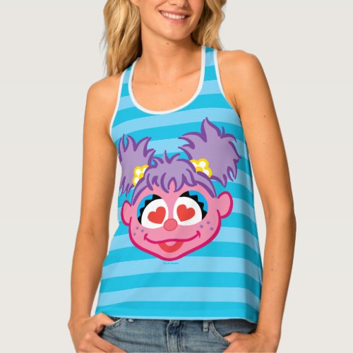 Abby Smiling Face with Heart_Shaped Eyes Tank Top