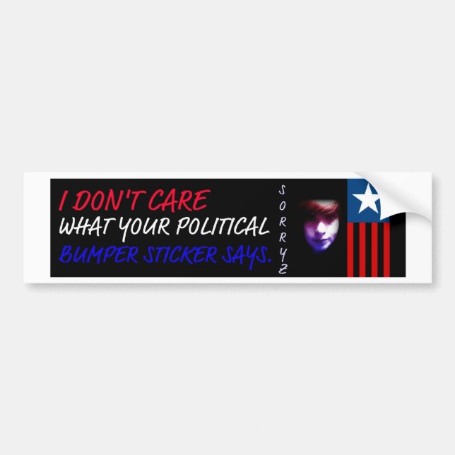 Abby's Political Bumper Sticker (Front)