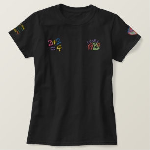 ABC + 123 Embroidered Patch T-Shirt