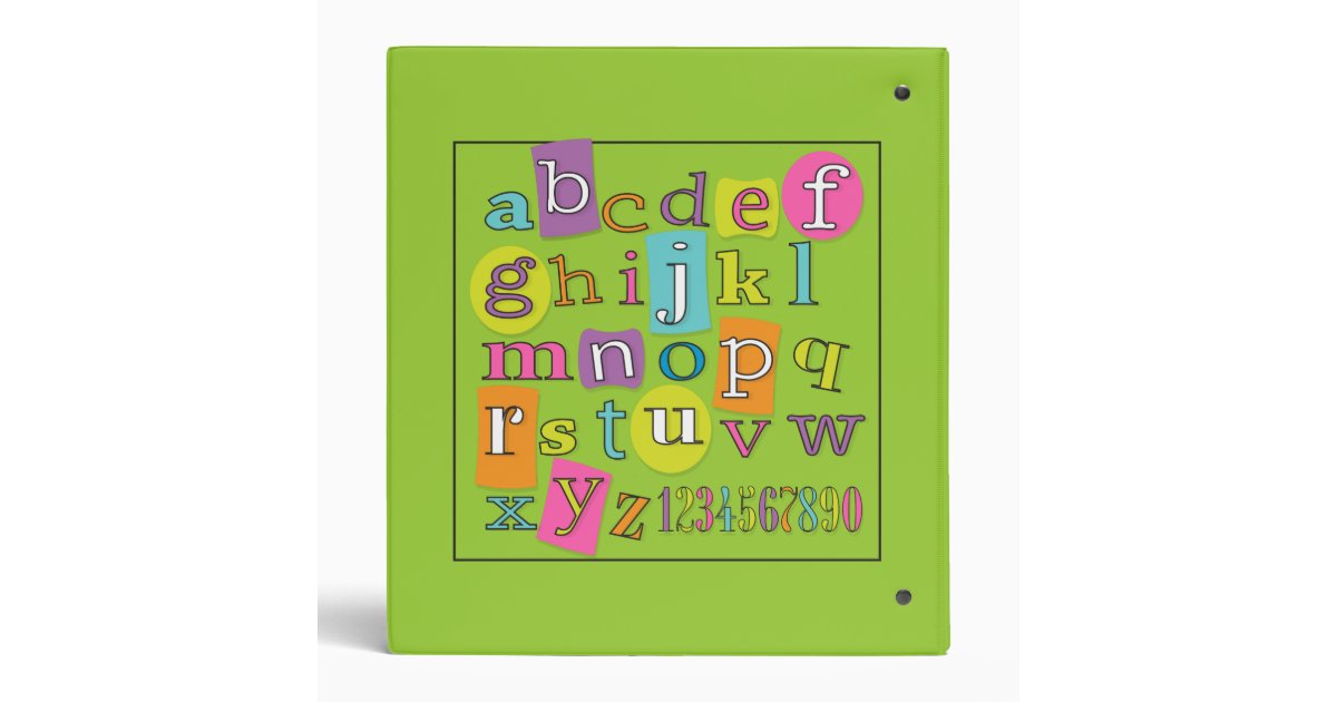 ABC 123 Teacher's Classroom Binder | Zazzle