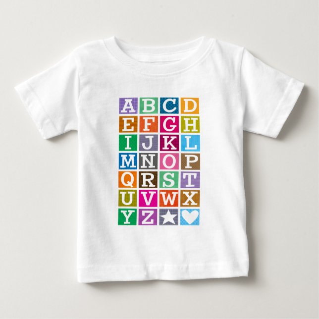 ABC Alphabet Baby T-Shirt (Front)