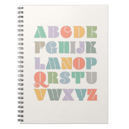 ABC Alphabet Modern Notebook