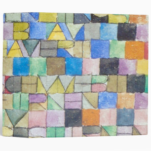 ABC (Alphabet), Paul Klee 3 Ring Binder