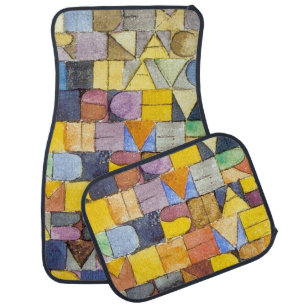 ABC (Alphabet), Paul Klee Car Floor Mat