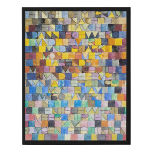 ABC (Alphabet), Paul Klee Faux Canvas Print