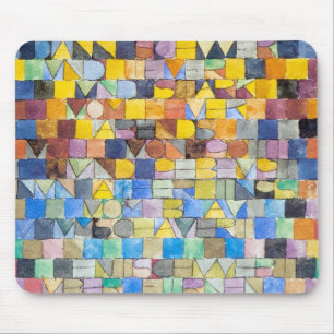 ABC (Alphabet), Paul Klee Mouse Pad