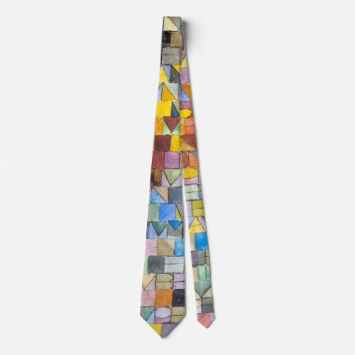 ABC Alphabet Paul Klee Neck Tie