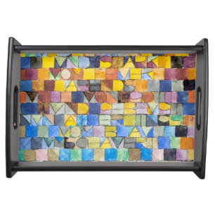 ABC (Alphabet), Paul Klee Serving Tray