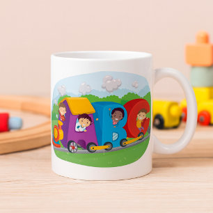 ABC Alphabet Train with Kids Fun Educational Coffee Mug
