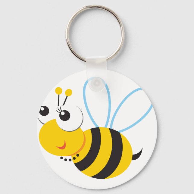 ABC Animals Betty Bee Keychain (Front)