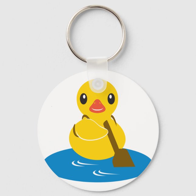 ABC Animals - Paddle Duck Keychain (Front)