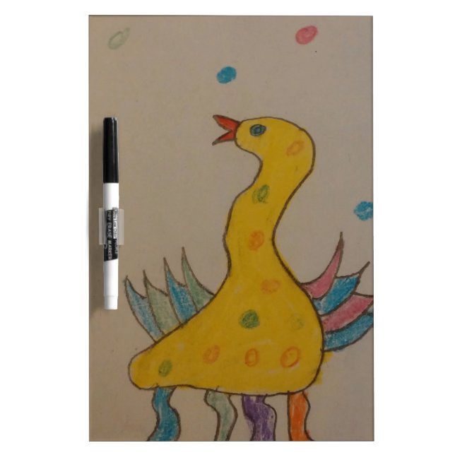 #ABC Art by Children, Easter Duck Dry Erase Board (Front)