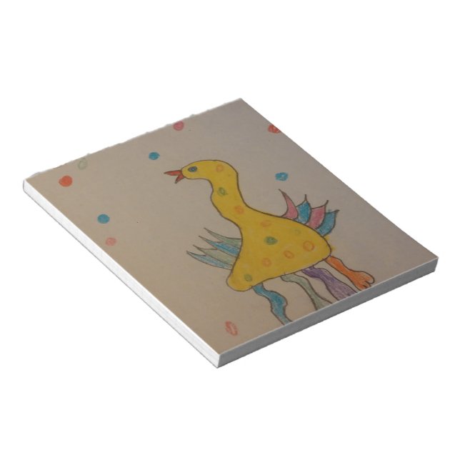 #ABC Art by Children, Easter Duck Notepad (Angled)