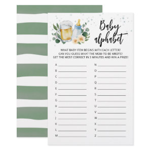 ABC Baby Alphabet Game Greenery Baby Is Brewing