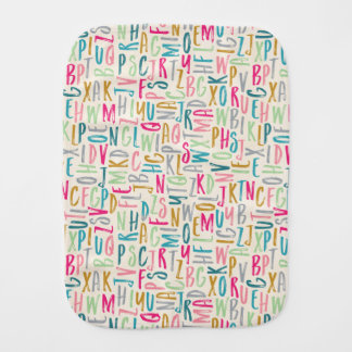 ABC Baby Burp Cloth