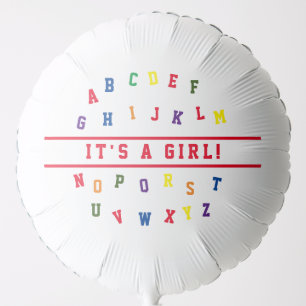 ABC Baby Shower Balloon