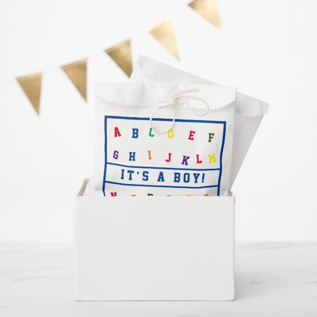 ABC Baby Shower Favor Bag (Party)