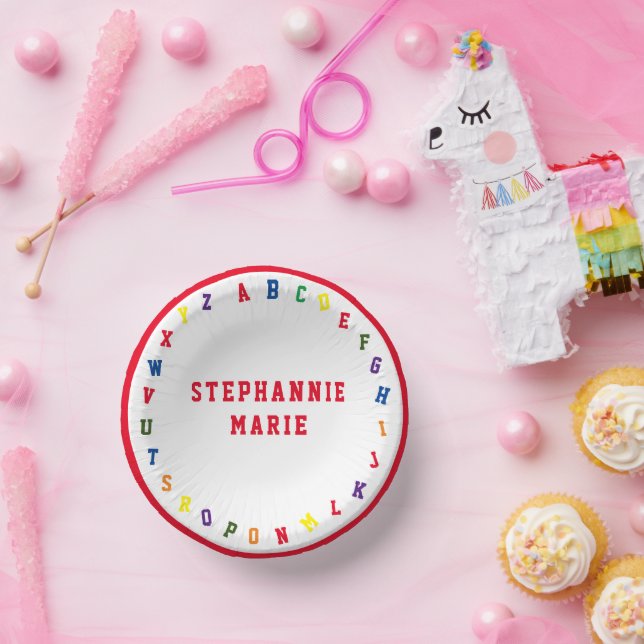 ABC Baby Shower Paper Bowls (Party)