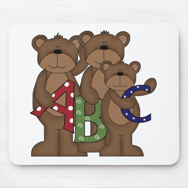 ABC Bears Mouse Pad (Front)
