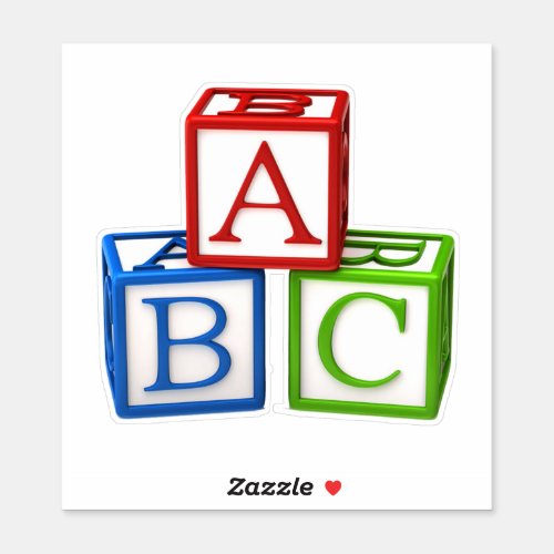 ABC Blocks Sticker