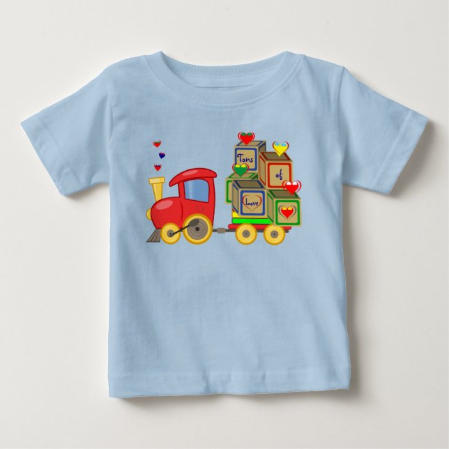 ABC Blocks - Toy Truck Baby T-Shirt (Front)