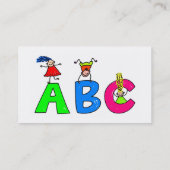 Abc, Business Card (Back)