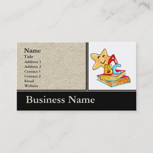 Customizable ABC Business Card