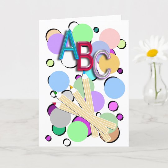 ABC CARD Zazzle