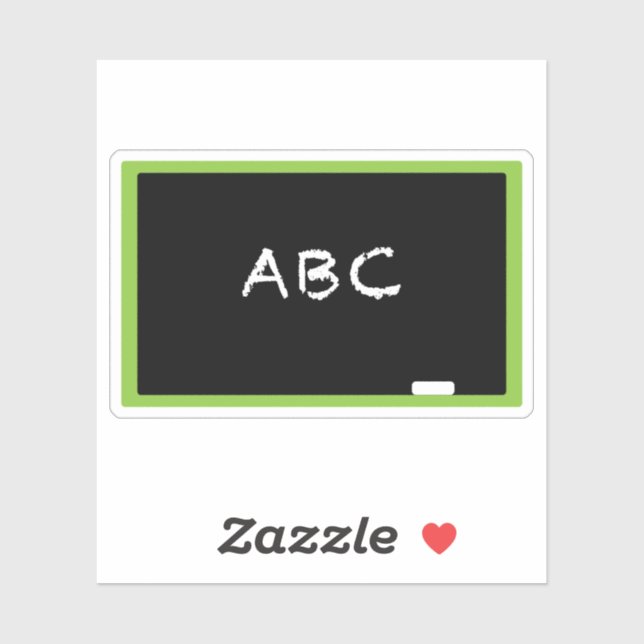 ABC Chalkboard Sticker (Sheet)