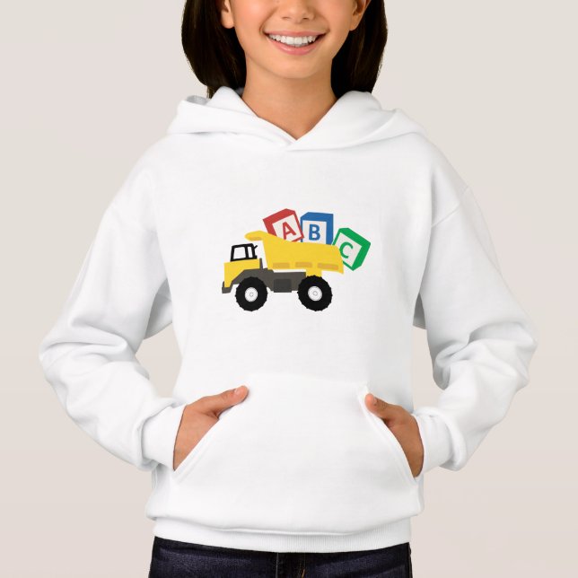 ABC Construction Trucks Hoodie (Front)