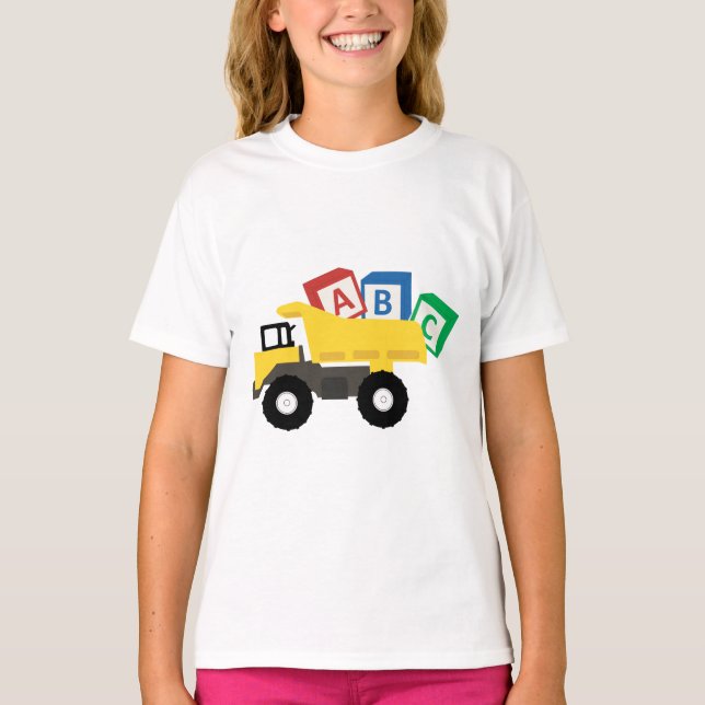 ABC Construction Trucks T-Shirt (Front)