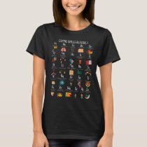 Abc Coping Skills Alphabet Self Care Mental Health T-Shirt