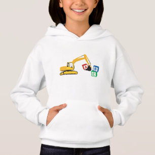 ABC Excavator Construction Truck Hoodie