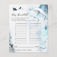 ABC Game | Ocean Baby Shower Game