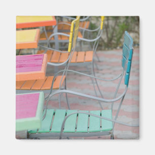 ABC Islands, ARUBA, Palm Beach: Colorful Cafe Magnet