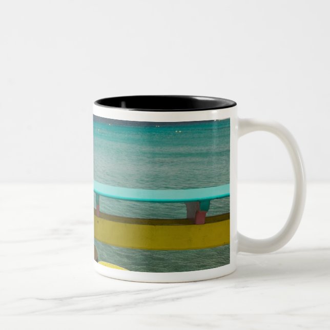 ABC Islands, BONAIRE, Kralendijk: Ocean View Two-Tone Coffee Mug (Right)