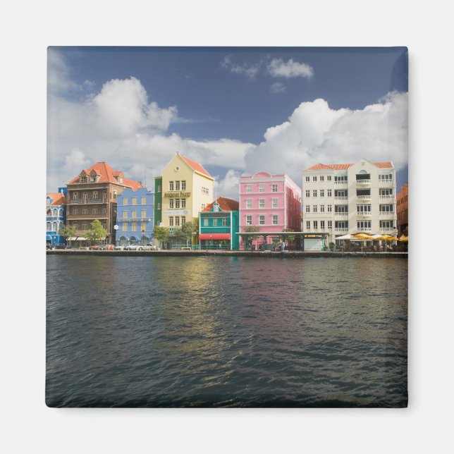 ABC Islands, CURACAO, Willemstad: Harborfront Magnet (Front)
