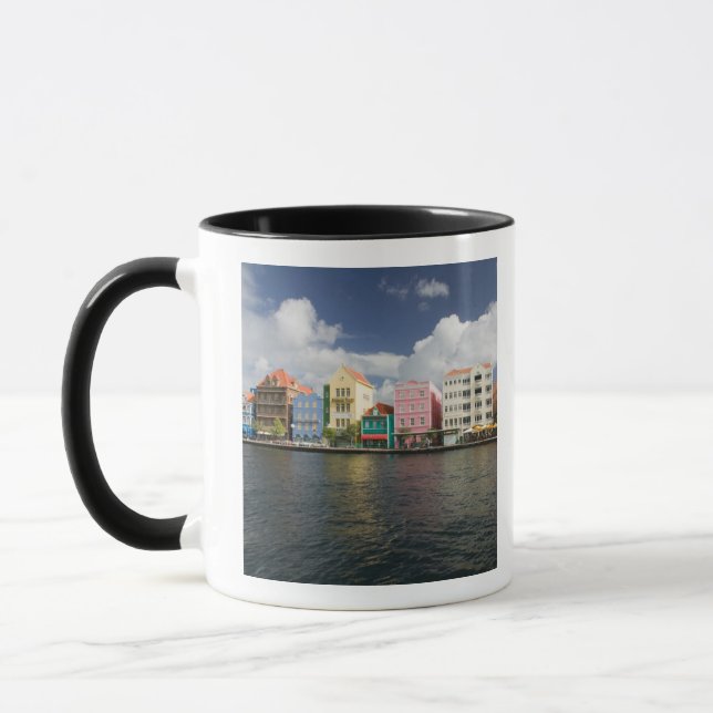 ABC Islands, CURACAO, Willemstad: Harborfront Mug (Left)