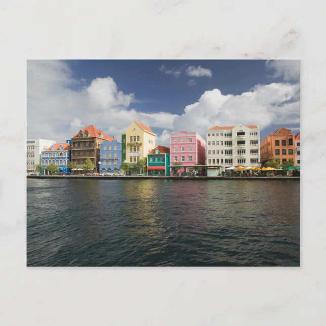 ABC Islands, CURACAO, Willemstad: Harborfront Postcard | Zazzle