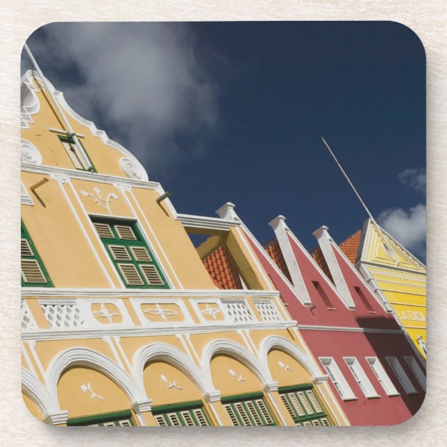 ABC Islands, CURACAO, Willemstad: Punda Beverage Coaster (Front)