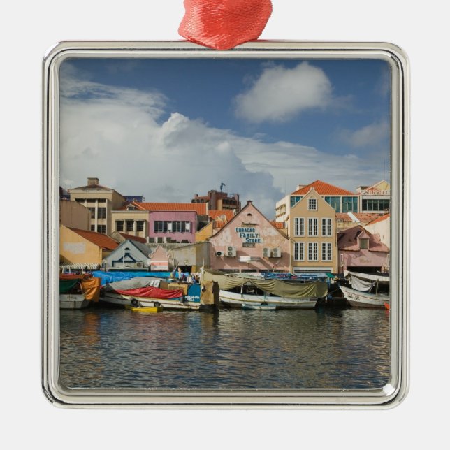 ABC Islands, CURACAO, Willemstad: Punda, Metal Ornament (Front)