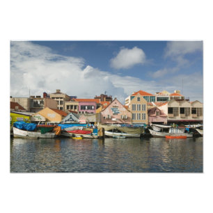 ABC Islands, CURACAO, Willemstad: Punda, Photo Print